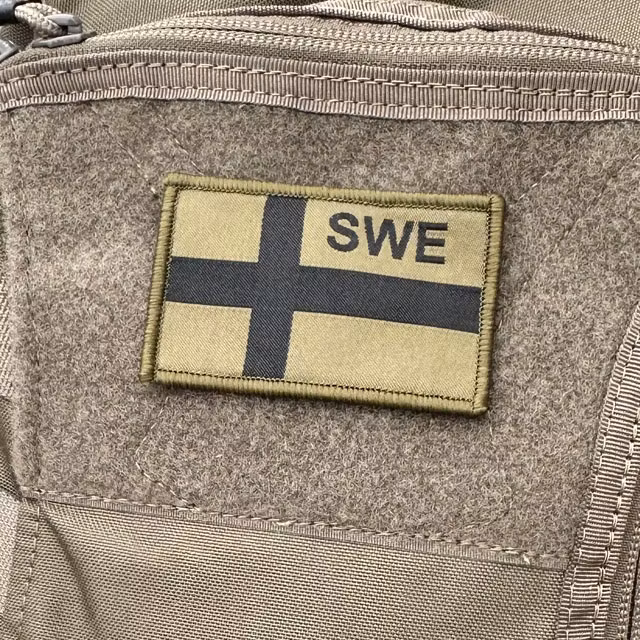 Sweden Flag OPS Green Black Patch from Tac-Up Gear
