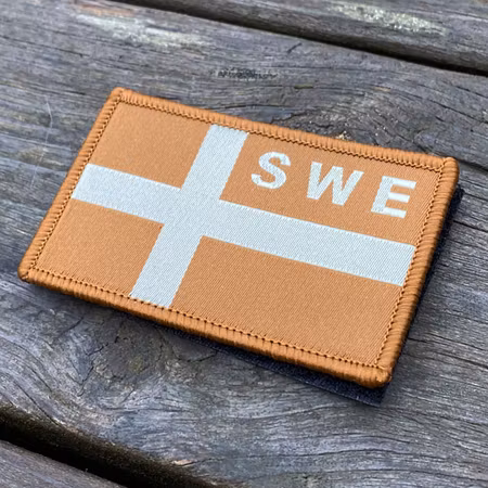 Sweden Flag OPS Coyote Patch