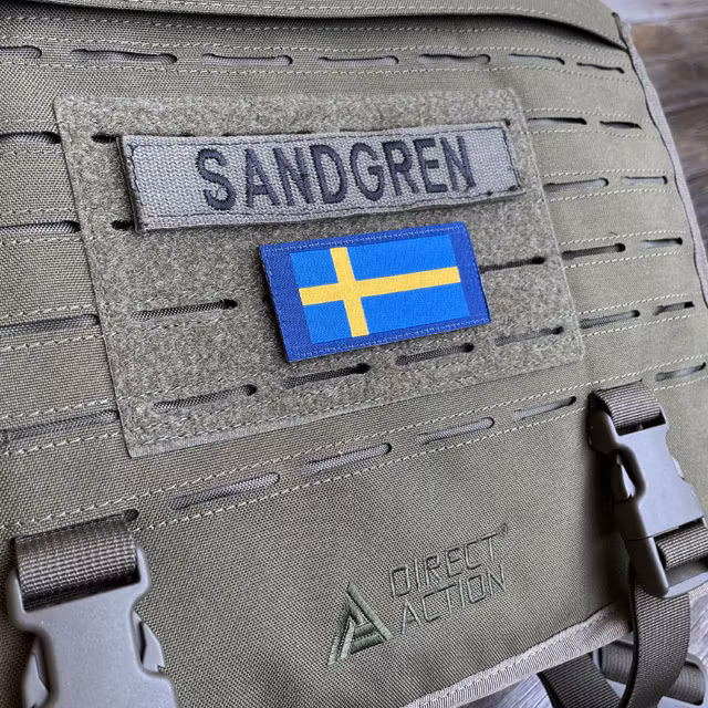 Sweden Long Flag Blue from TAC-UP GEAR