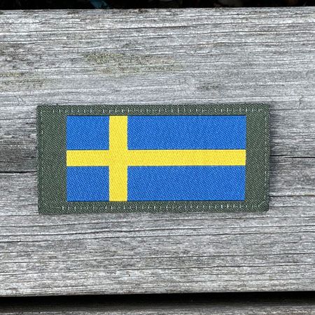 Sweden Long Flag Green Patch