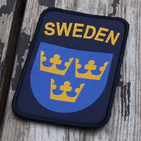 Sweden Hook Patch - Navy Blue