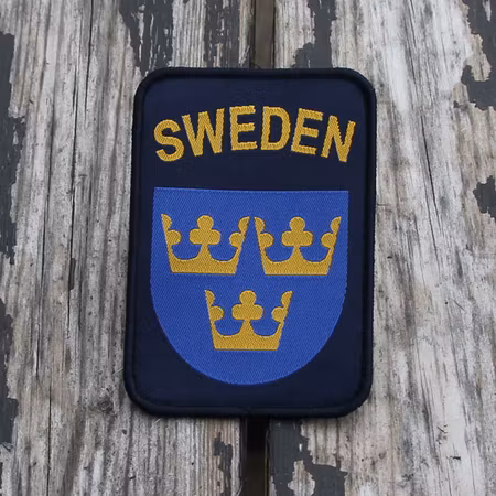 Sweden Hook Patch - Navy Blue