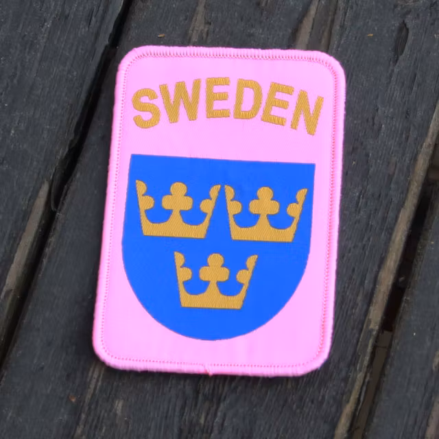 Product photo of a Sweden Pink Patch.