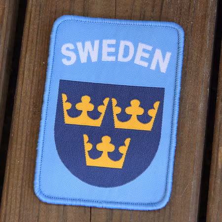 Sweden Hook Patch UN Blue
