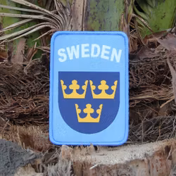 Sweden Hook Patch UN Blue
