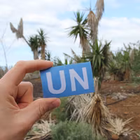 United Nations Hook Patch Large