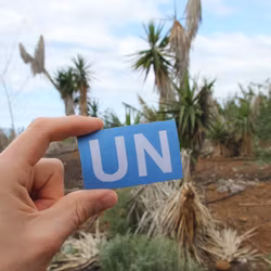 United Nations Hook Patch Large