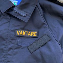 VÄKTARE Avlång Kardborremärke