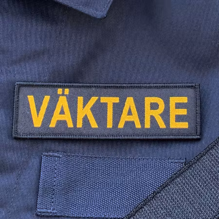 Väktare Bröstmärke med Kardborre