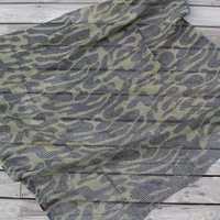 Scrim Net Scarf Black/OD Camo