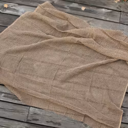 Scrim Net Scarf Desert Tan