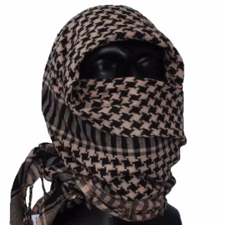 Shemagh Delta Sand/Black