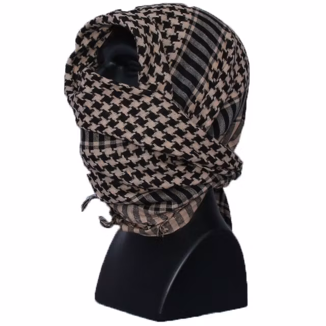 Shemagh Delta Sand/Black.