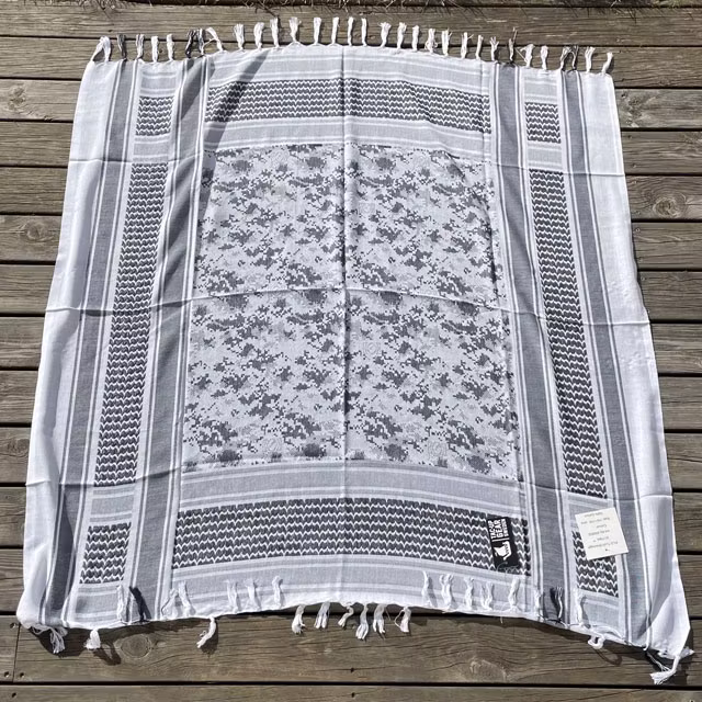 The Shemagh Digital White/Grey from TAC-UP GEAR