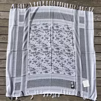 Shemagh Digital White/Grey