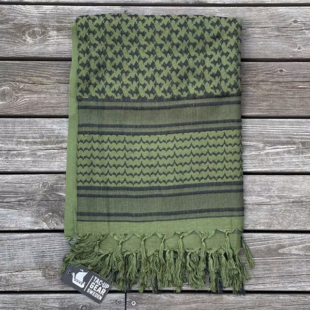 Shemagh Green/Black from TAC-UP GEAR