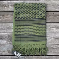 Shemagh Green/Black