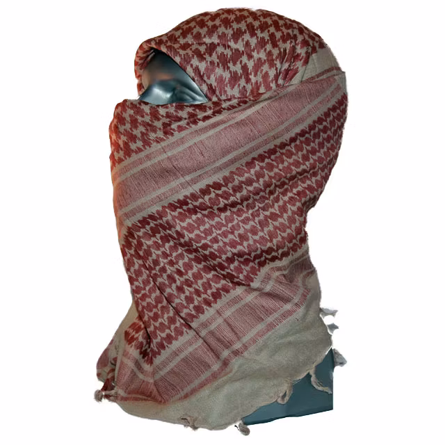 Shemagh Khaki/Red Brown.