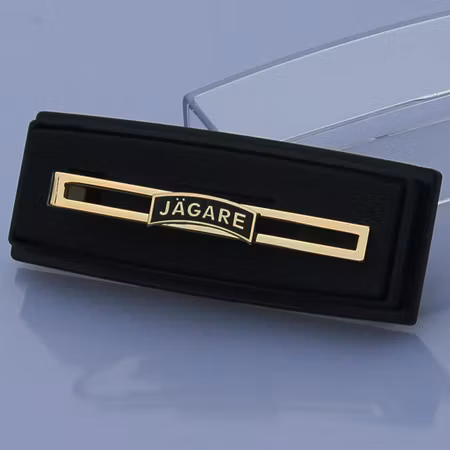 JÄGARE Tie Bar Gold/Black