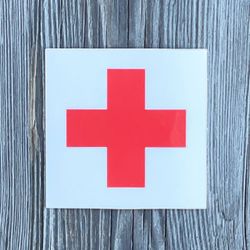 Sticker Medic Red Cross