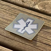 Sticker MEDIC Subdued Green Star