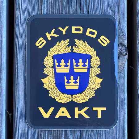 Skyddsvakt Klistermärke