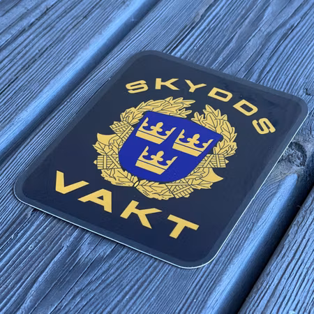Skyddsvakt Klistermärke