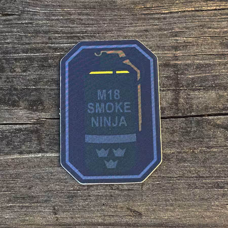 Smoke Ninja Three Crowns Vinyl Sticker