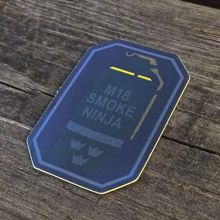 Smoke Ninja Three Crowns Vinyl Sticker