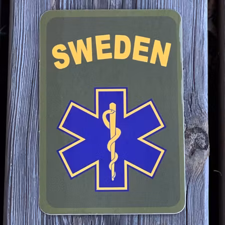 SWEDEN MEDIC Star Vinyl Sticker