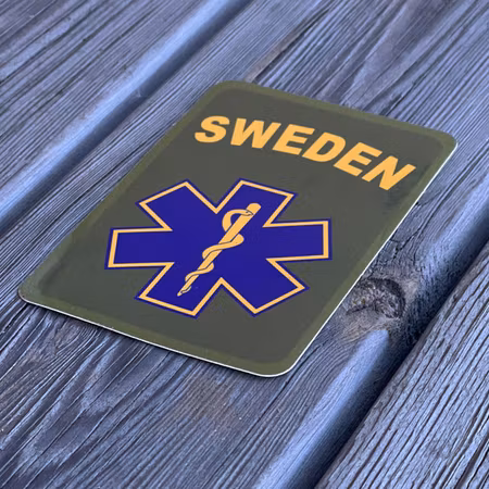 SWEDEN MEDIC Star Vinyl Sticker