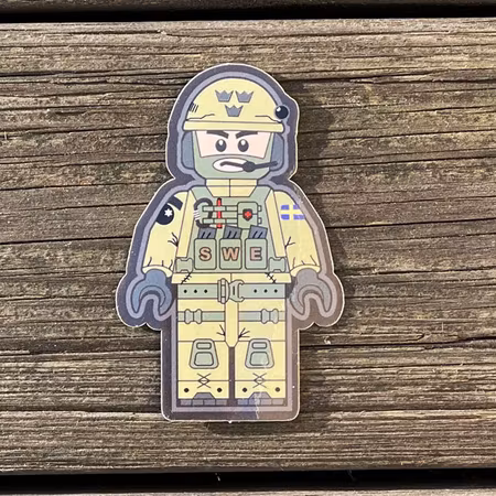 SWE SOG Figure Vinyl Sticker