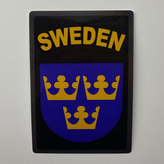 Sticker Sweden Black