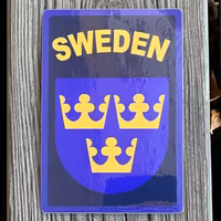 Sticker Sweden Navy Blue