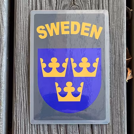 SWEDEN Vinyl Sticker Ranger Green