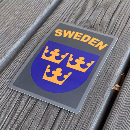 SWEDEN Vinyl Sticker Ranger Green