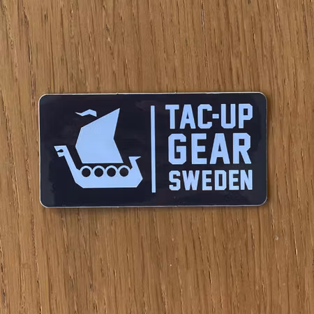TAC-UP GEAR Vinyl Sticker - Black/White