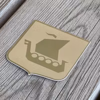 Sticker Viking Ship Khaki