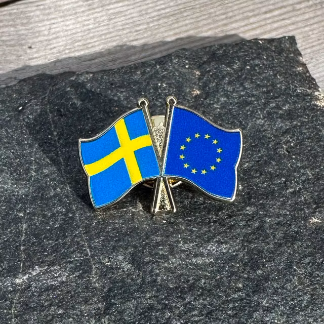 Sweden & EU Flag Pin