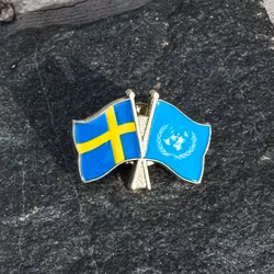 Sweden & United Nations Flag Pin
