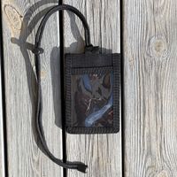 Tactical Neck ID Card Holder Black