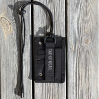 Tactical Neck ID Card Holder Black