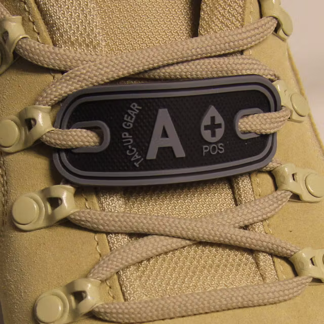 Bloodtype Tag Black PVC A+