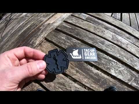MEDIC Star of Life Black Grey Hook Patch