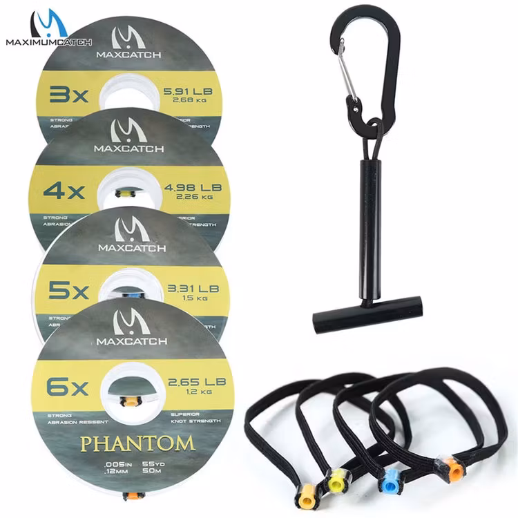 Hållare för tafsmaterial, (Tippet holder) inkl. 50 meter 2X - 7X
