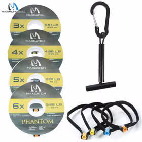 Hållare för tafsmaterial, (Tippet holder) inkl. 50 meter 2X - 7X