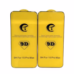 Full cover tempered glass for iPhone 15 Pro Max