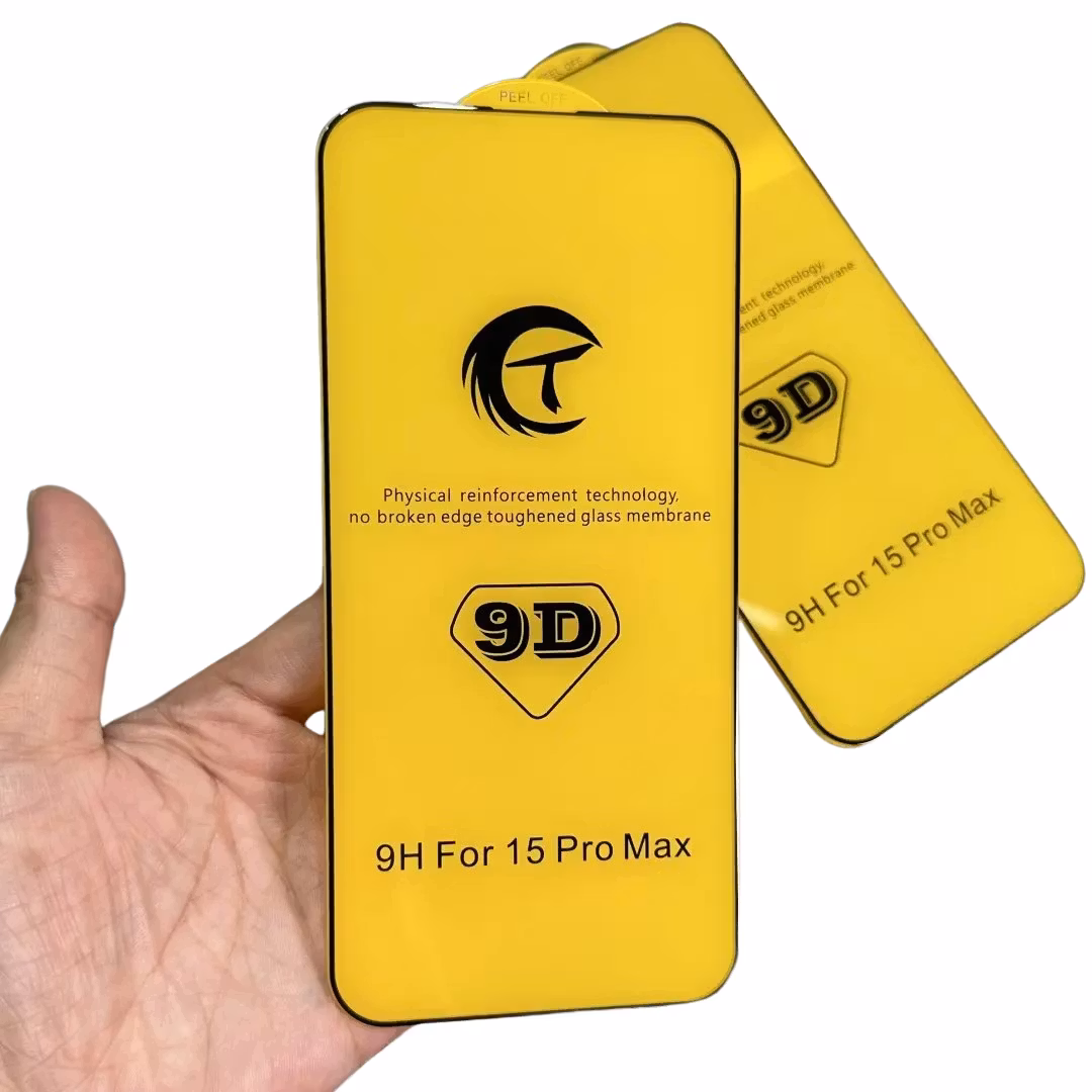 Full cover tempered glass for iPhone 15 Pro Max