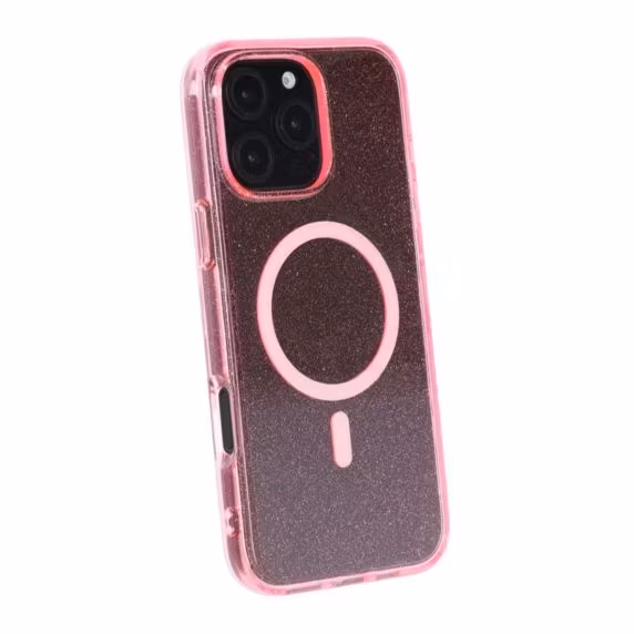 Rv Glitter Rosa Skal iPhone 16 Pro Max (MagSafe)
