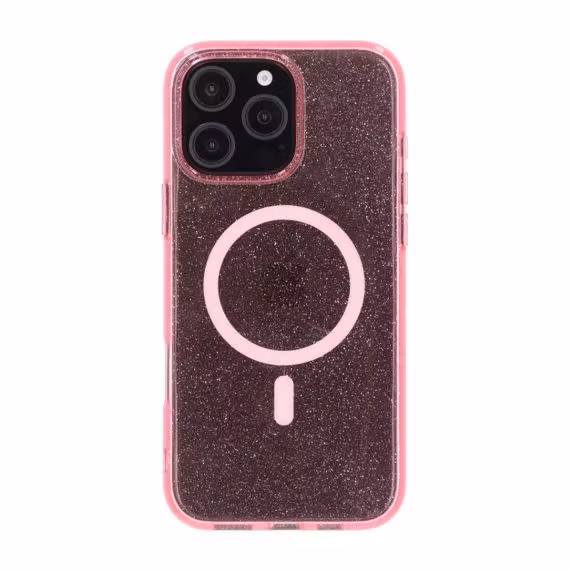 Rv Glitter Rosa Skal iPhone 16 Pro Max (MagSafe)